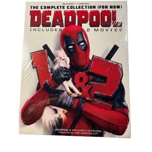20th Century Fox Deadpool 1 & 2 Blu-ray Movie Collection New Sealed Marvel
